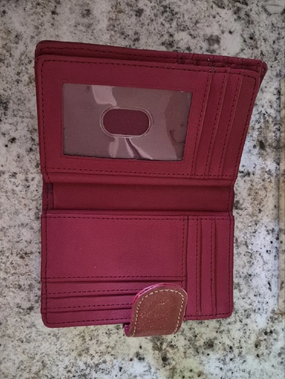 Red Genuine Leather Wallet